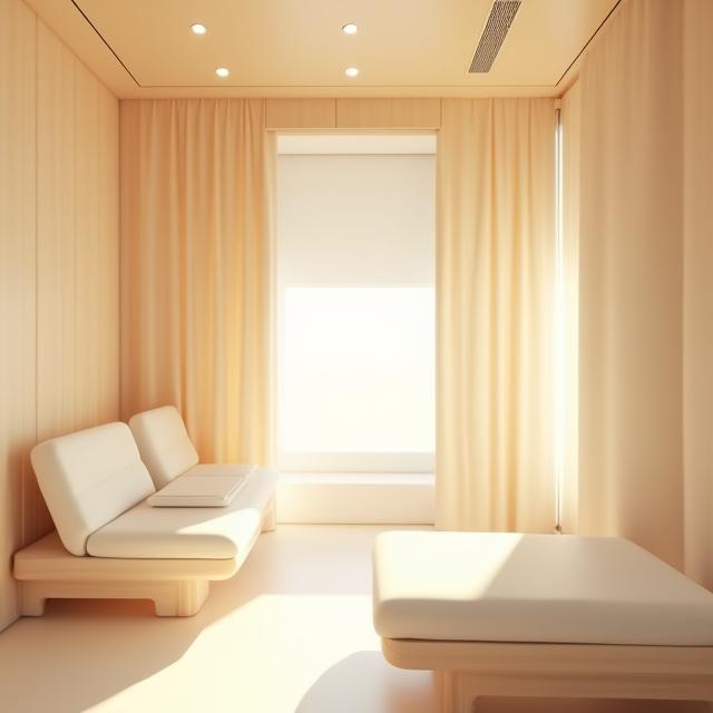 Intérieur lumineux d’une cabine ZenCabin